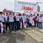 Protest NSZZ „Solidarność” przeciwko Zielonemu Ładowi, Gdańsk, 7.02.2025 r.