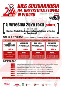 24. BIEG SOLIDARNOŚCI IM. KRZYSZTOFA ZYWERA w PŁOCKU
